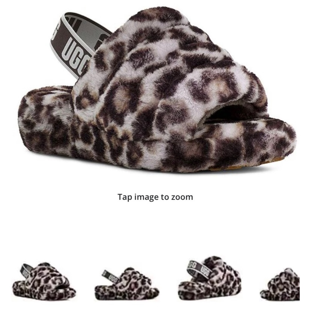 UGG fluff yeah panther slippers